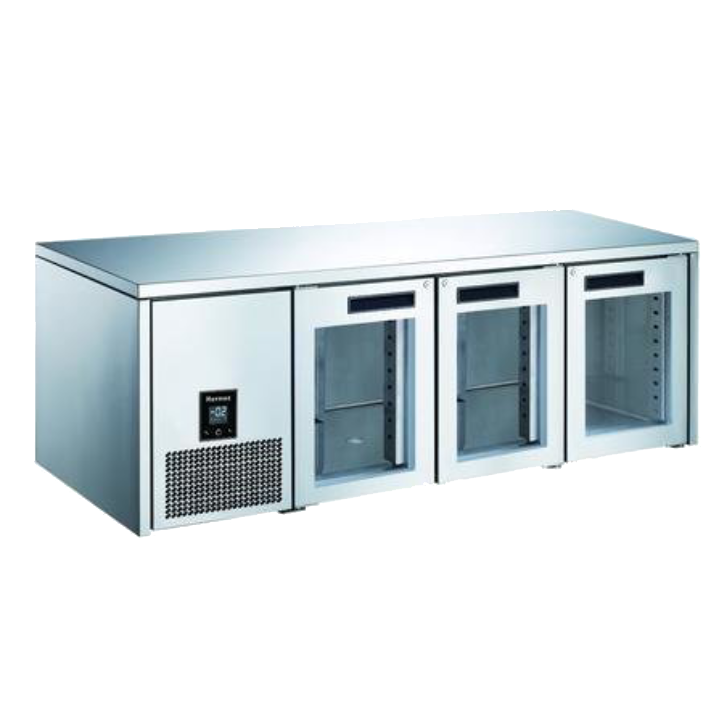 3 door Display Underbar Fridge 1885mm