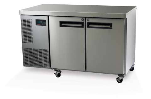 2 door Stainless steel Storage Underbar Fridge