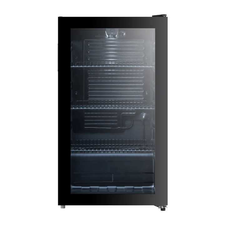 1 door display Bar Fridge 93 BLACK